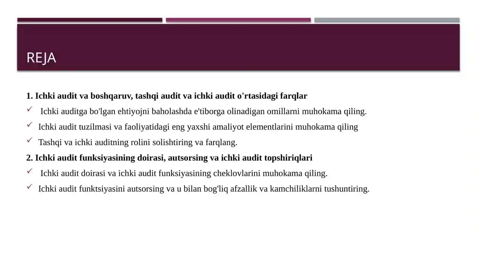 ICHKI AUDIT 2