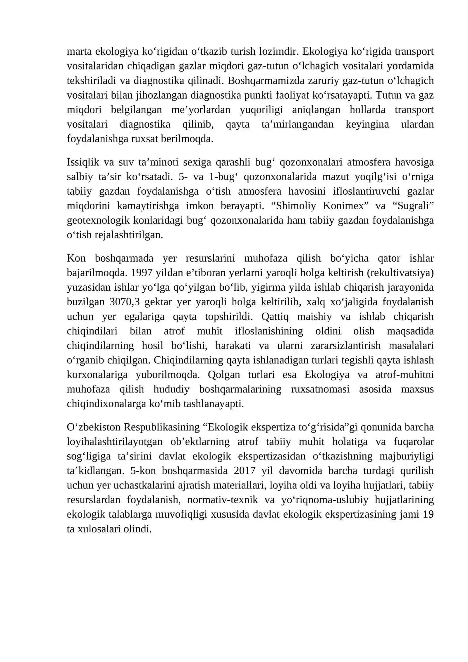 QURILISHDA EKALOGIK MONITORING 2