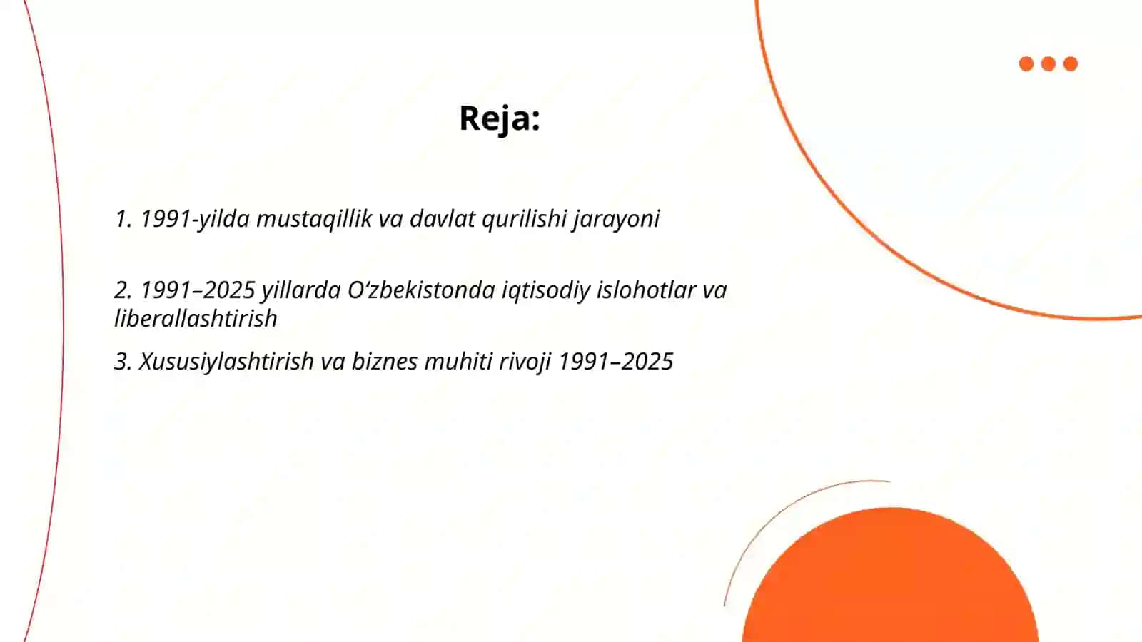 1991-2025 yillarda Oʻzbekiston va Jahondagi ozgarishlar 2