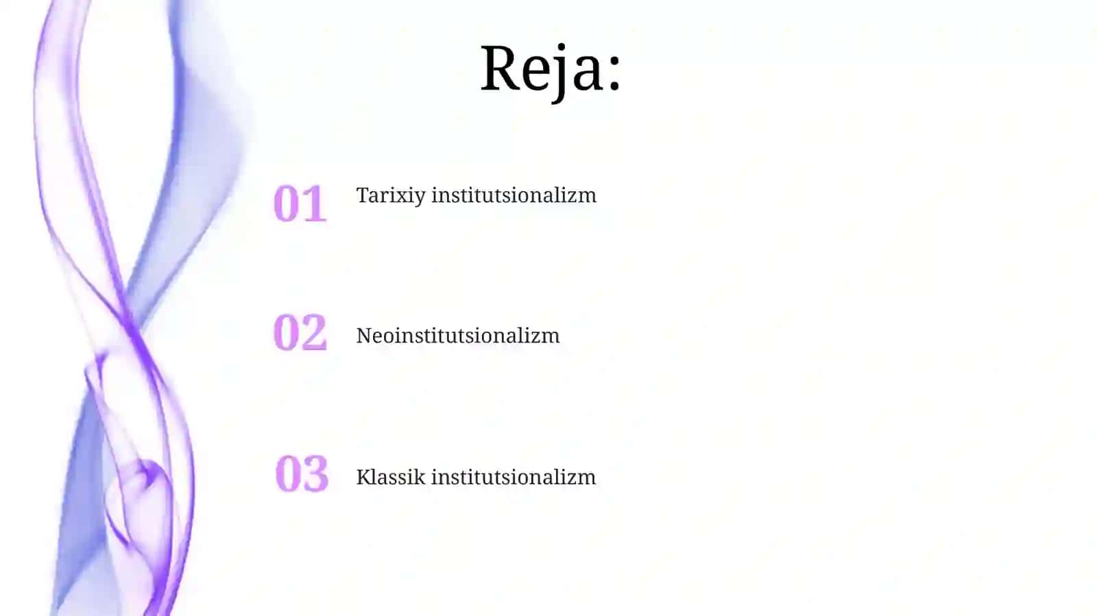 Institutsionalizmning asosiy xususiyatlari, evolyutsiyasi 2