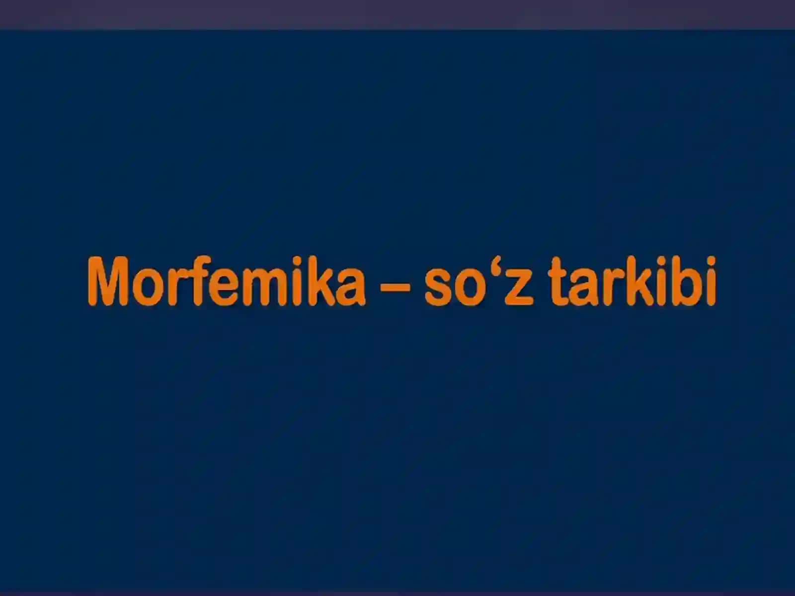 Morfemika 2