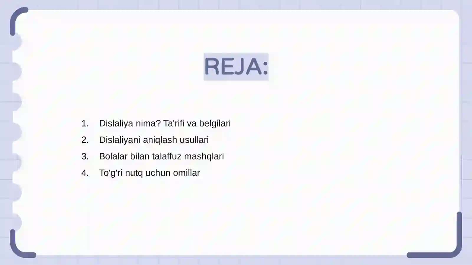 Dislaliya bilan bolalardan talaffuzni to'g'rilash mashqlari 2