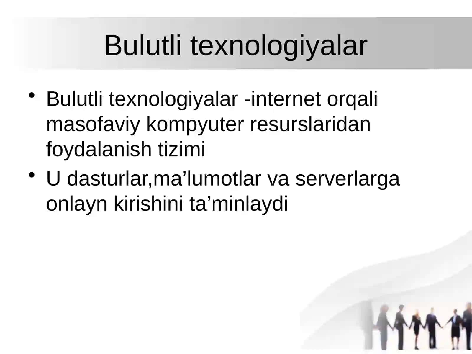 Bulutli texnologiyalar 2
