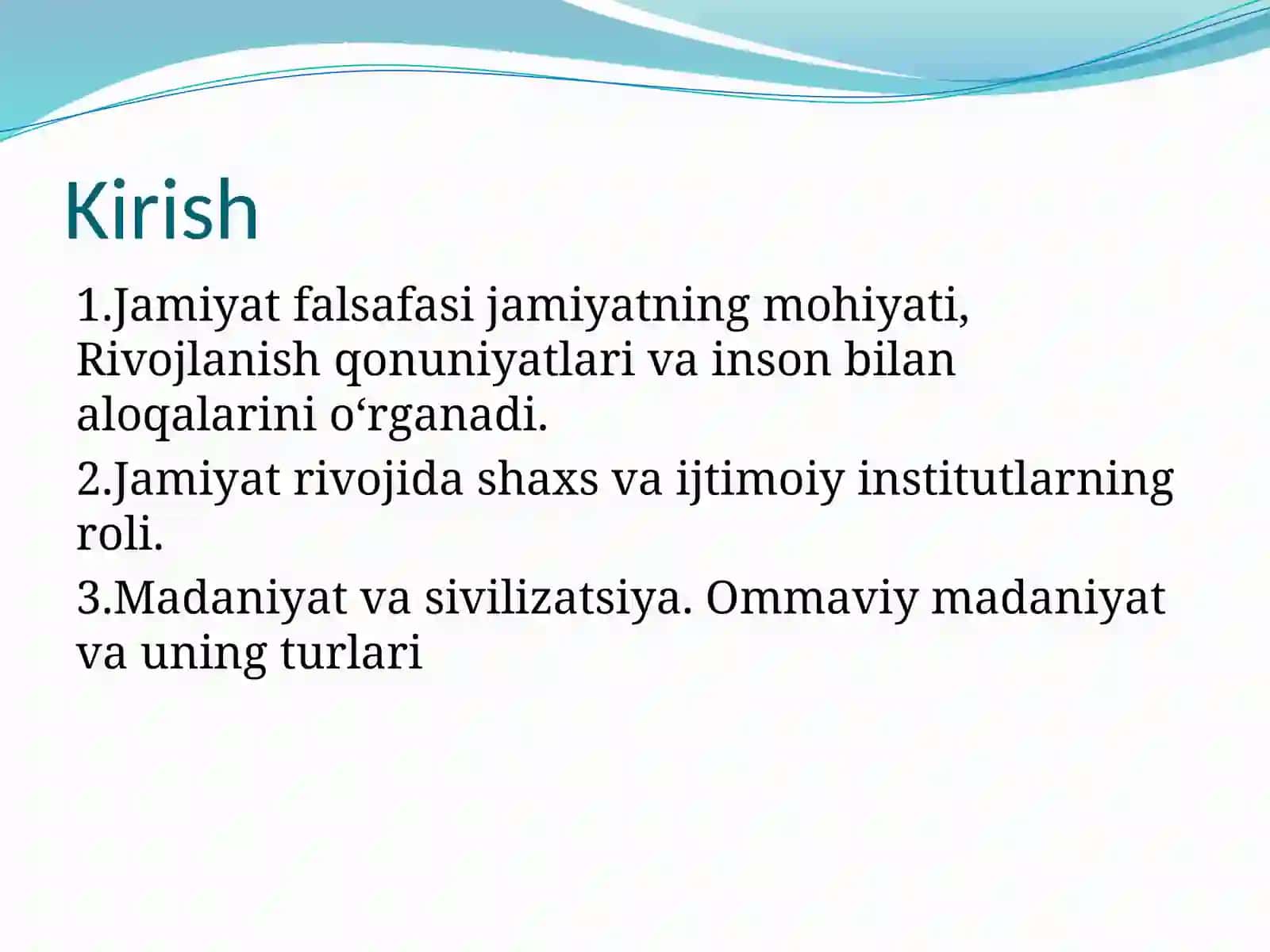 JAMIYAT FALSAFASI 2