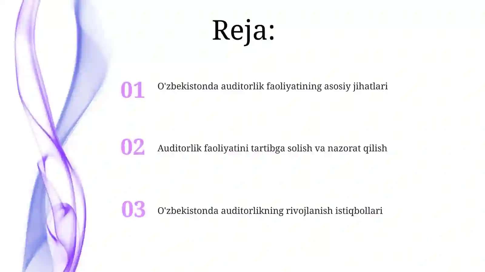O'zbekistonda auditorlik faoliyati 2