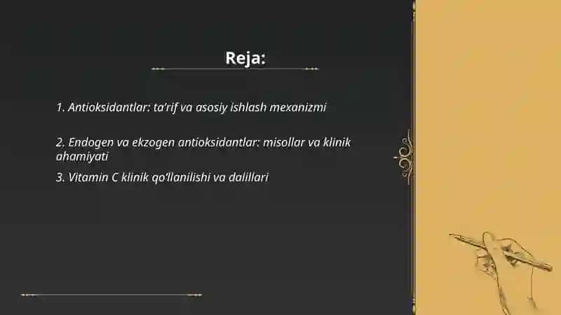 Antioksidantlar: taʼrif va asosiy ishlash mexanizmi 2