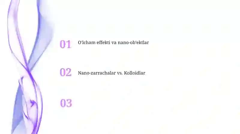 Nano-obyektlar va O'lcham Effekti 2