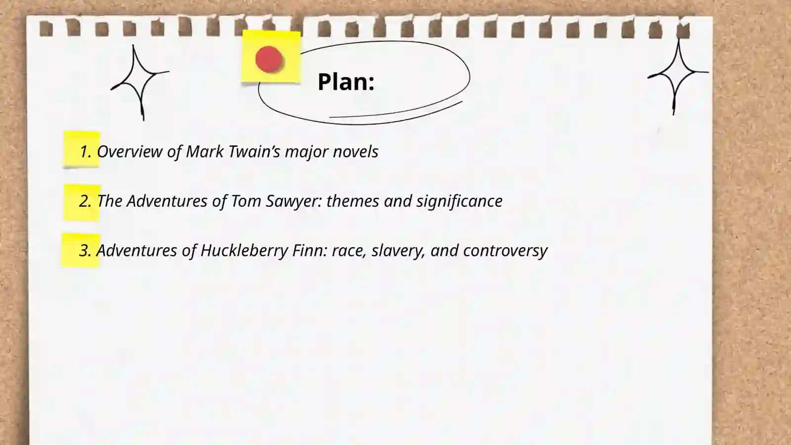 Mark Twain and his novels 2