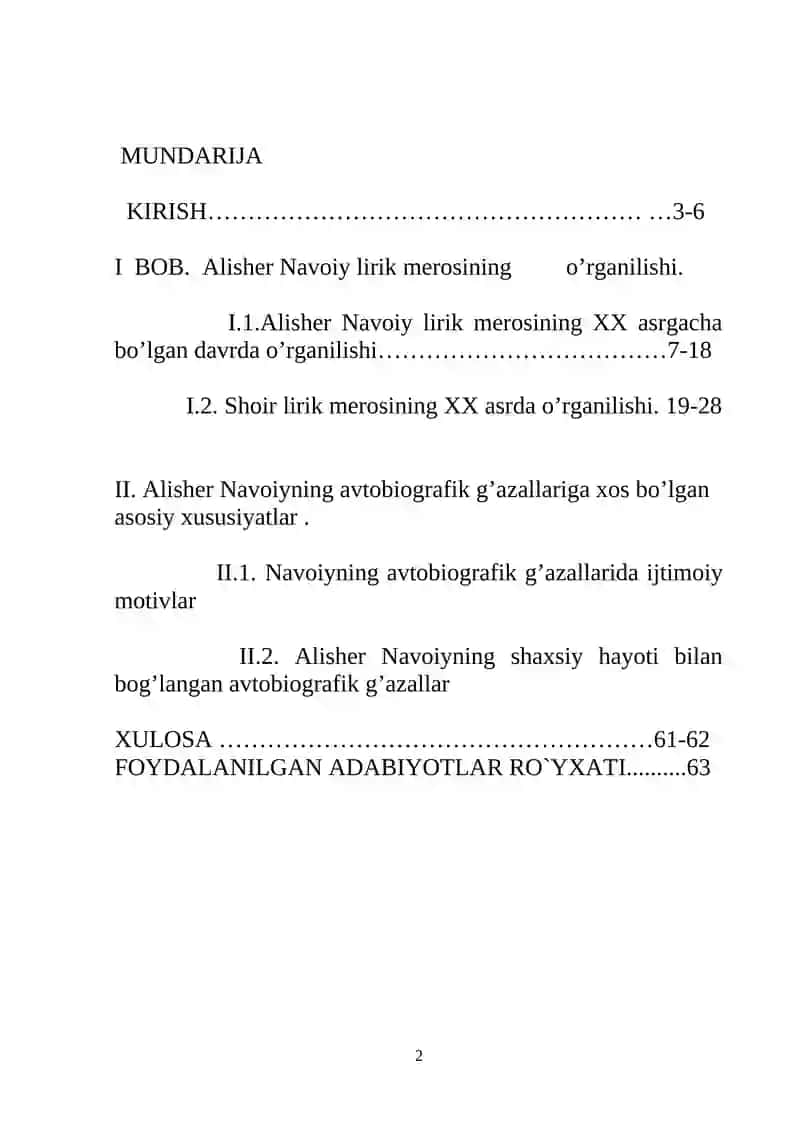 Alisher Navoiyning avtobiografik g’azallari 2