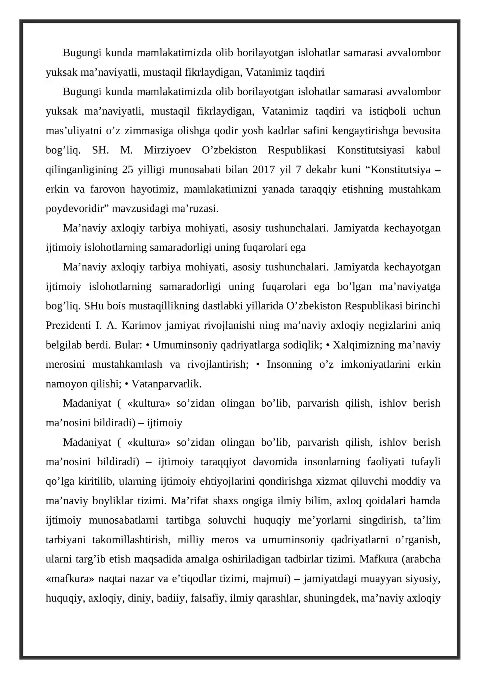 Ma’naviy axloqiy tarbiyaning maqsad 2