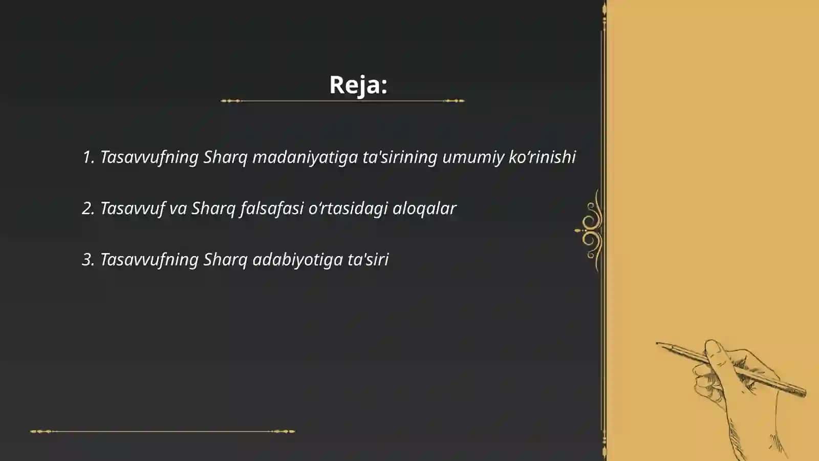 Tasavvuf ta'limotining Sharq madaniyatiga ta'siri 2