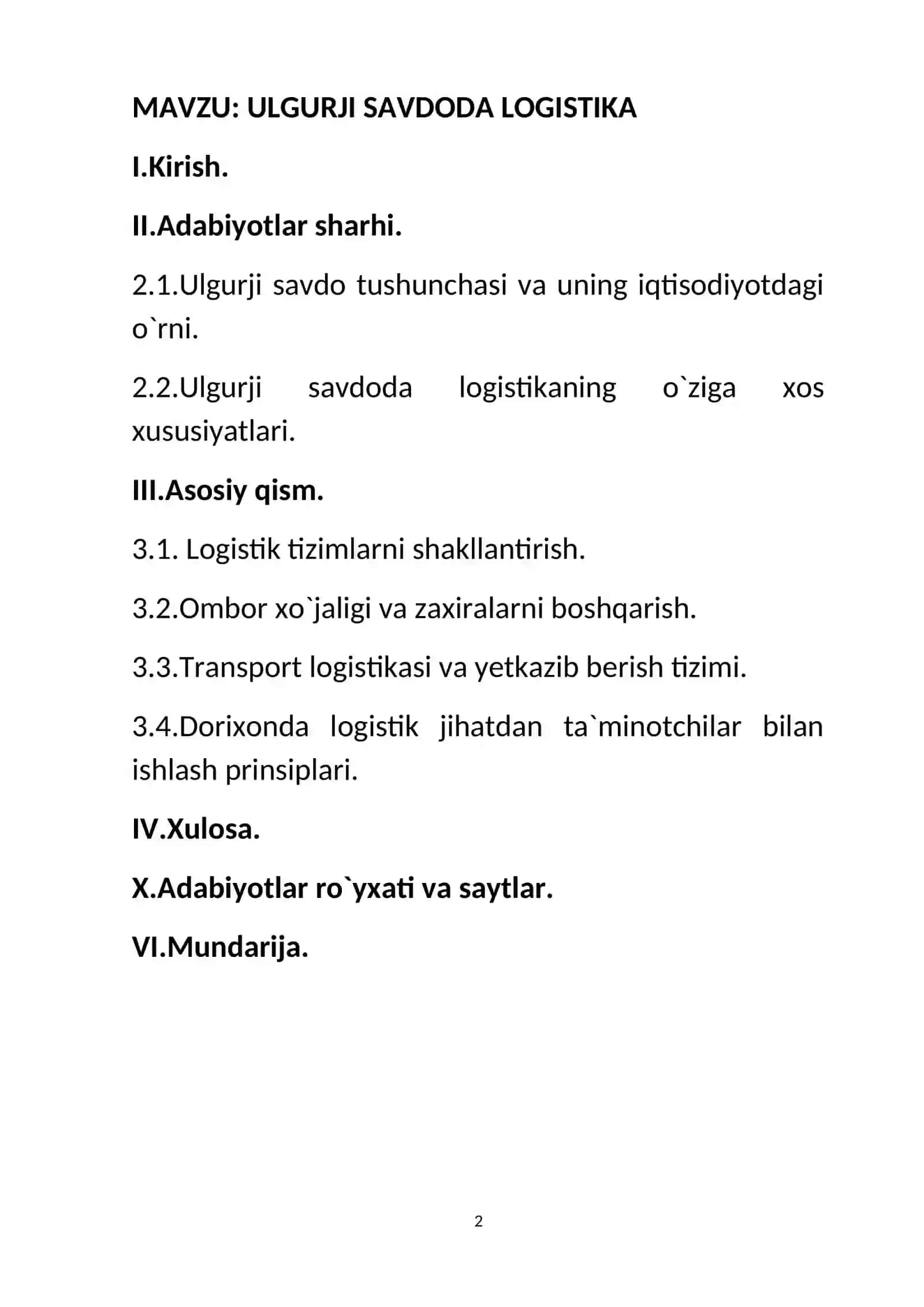 ULGURJI SAVDODA LOGISTIKA 2