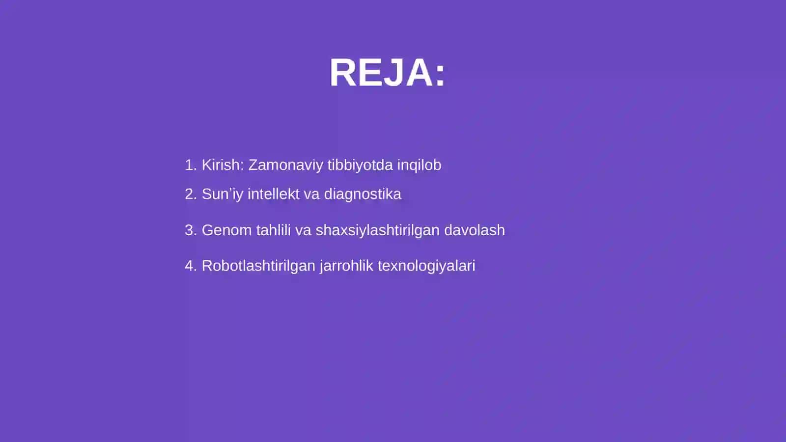 Zamonaviy tibbiyot tehnalogiyalari 2