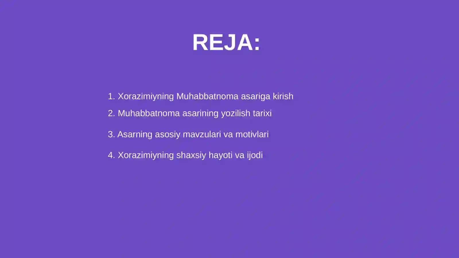 Xorazimiyning Muhabbatnoma asari 2