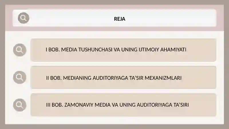 "Medianing auditoriyaga ta'siri" 2
