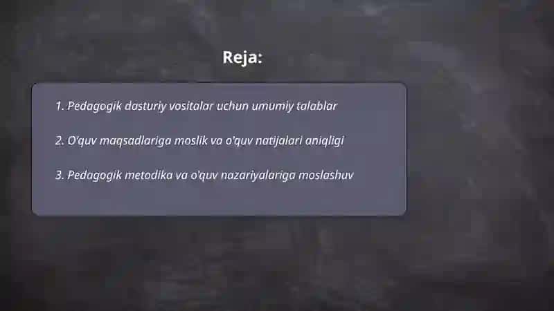 Pedagogik dasturiy vositalar 2
