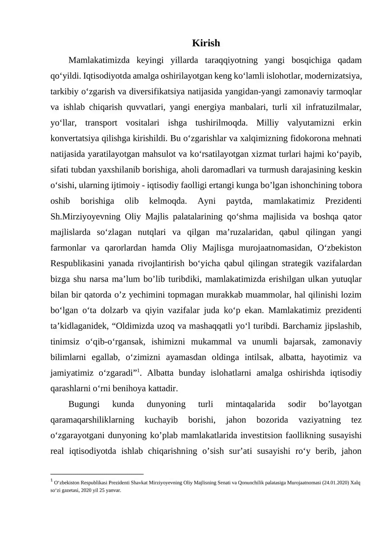 Iqtisodiyot nazariyasining fan sifatida shakllanishi 2