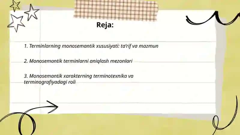 Terminlarning monosemantik xarakteri 2
