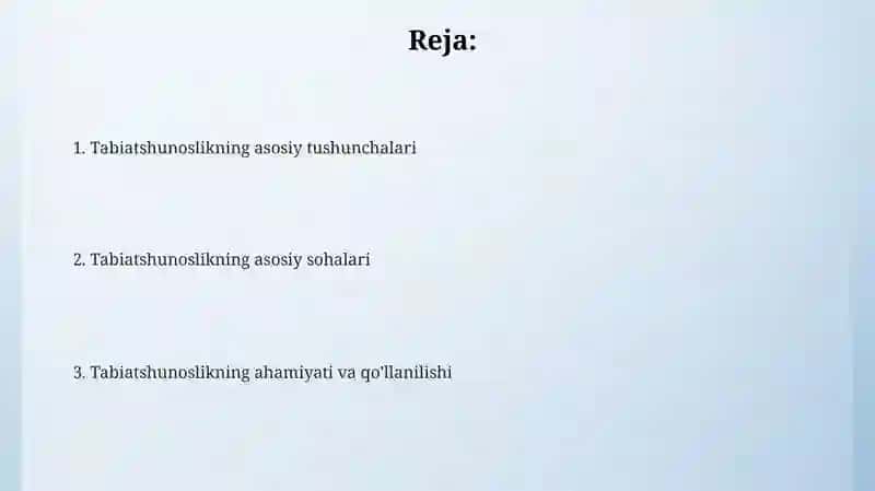 Tabiiy fan 2