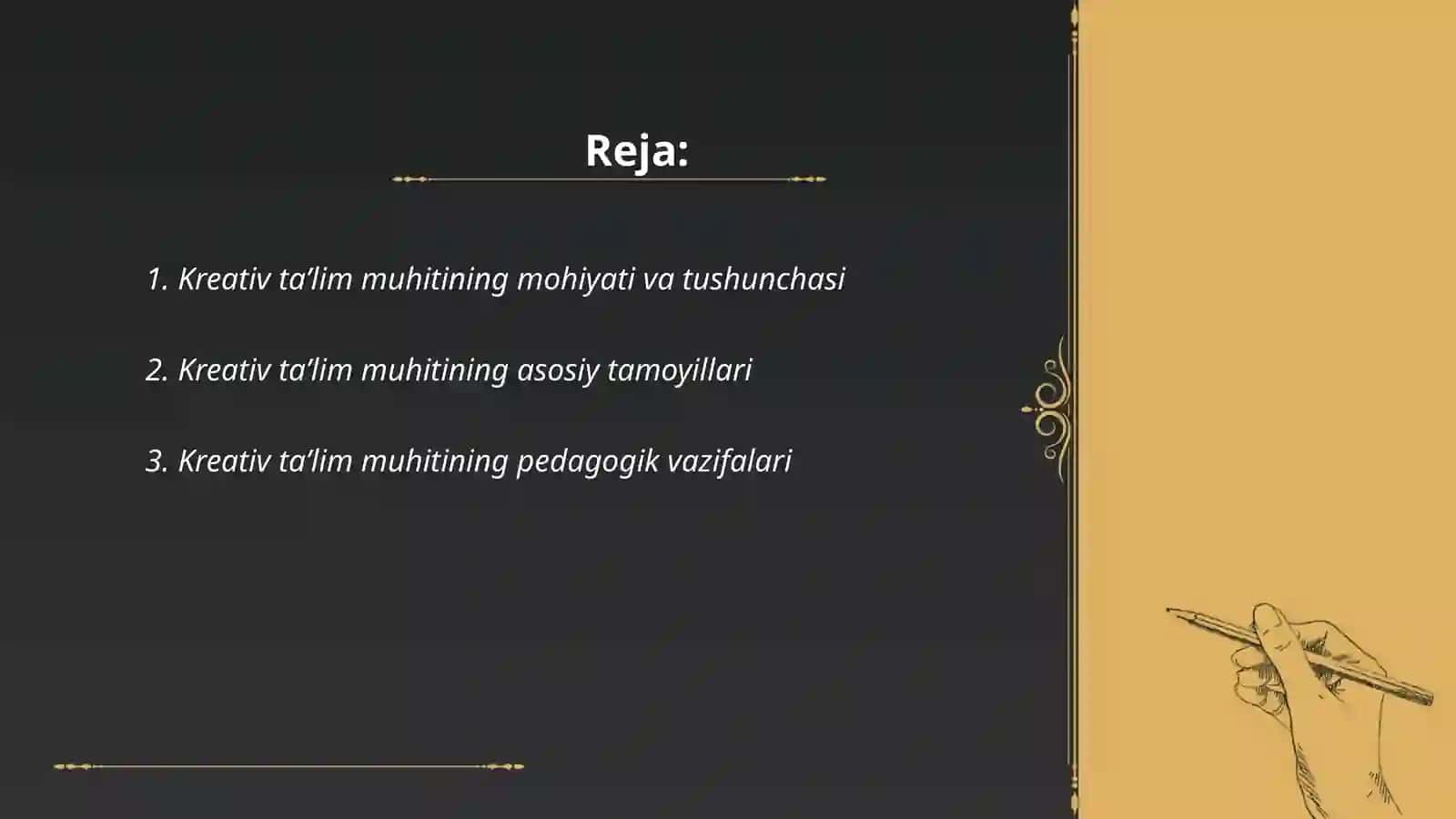 Kreativ taʼlim muhiti mohiyati va xususiyatlari 2