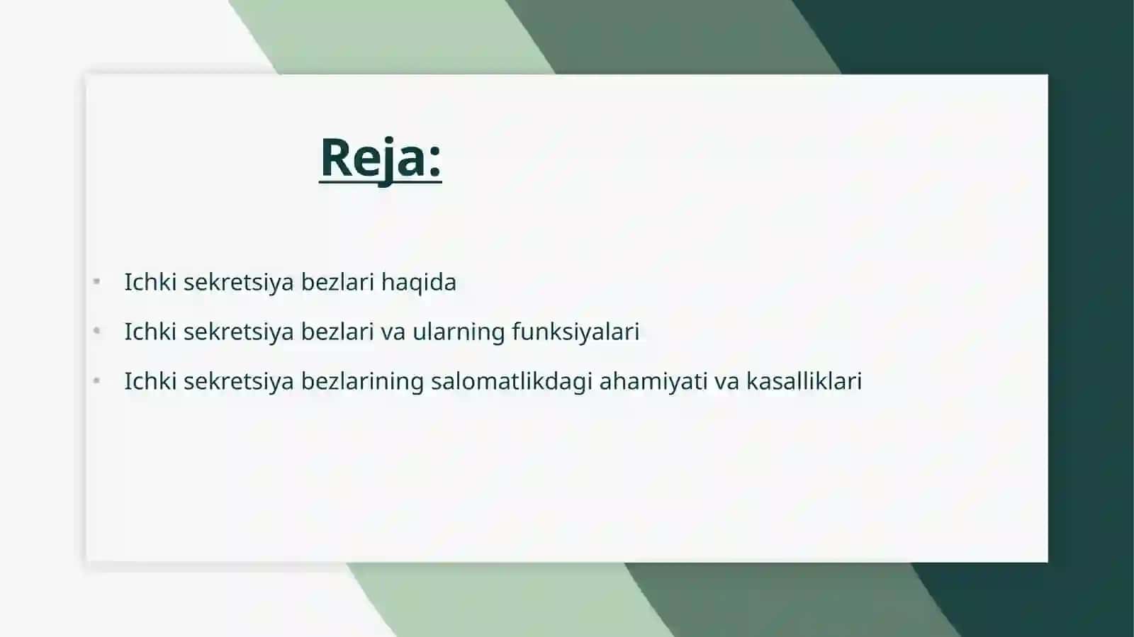 Ichki sekretsiya bezlari 2