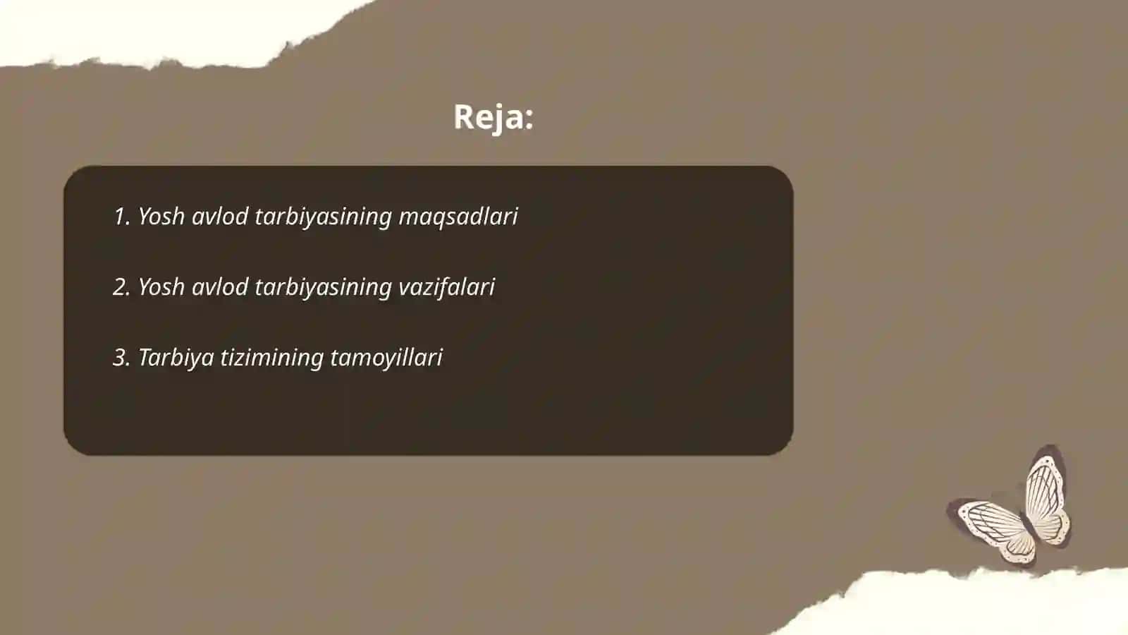Yosh avlod tarbiyasining maqsad va vazifalari 2