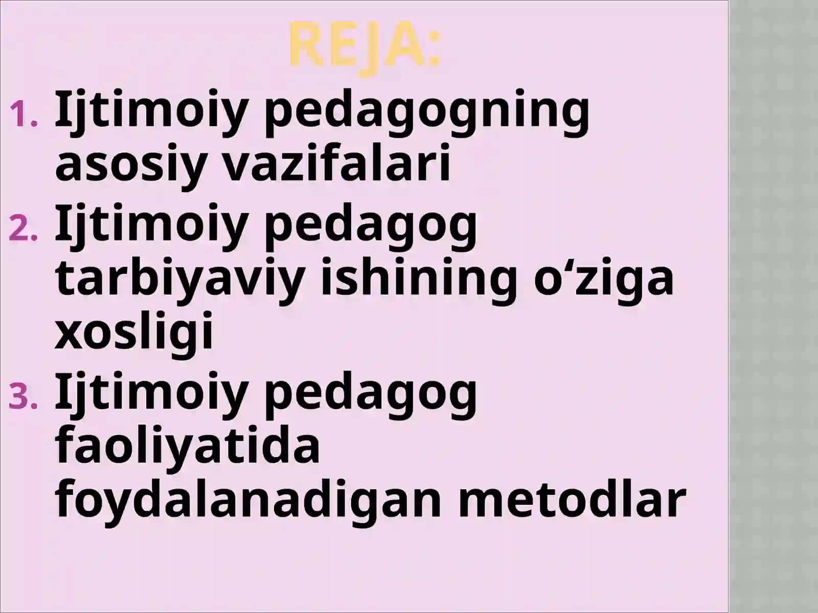 Ijtimoiy pedagogning kasbiy faoliyati vositalari 2