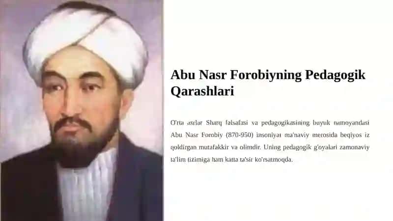 Abu Nasr Forobiyning Pedagogik Qarashlari 2