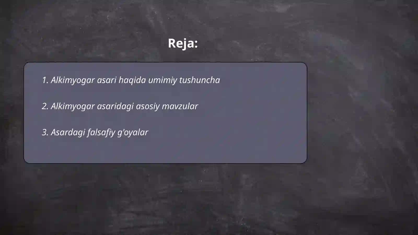Alkimyogar kitobi 2