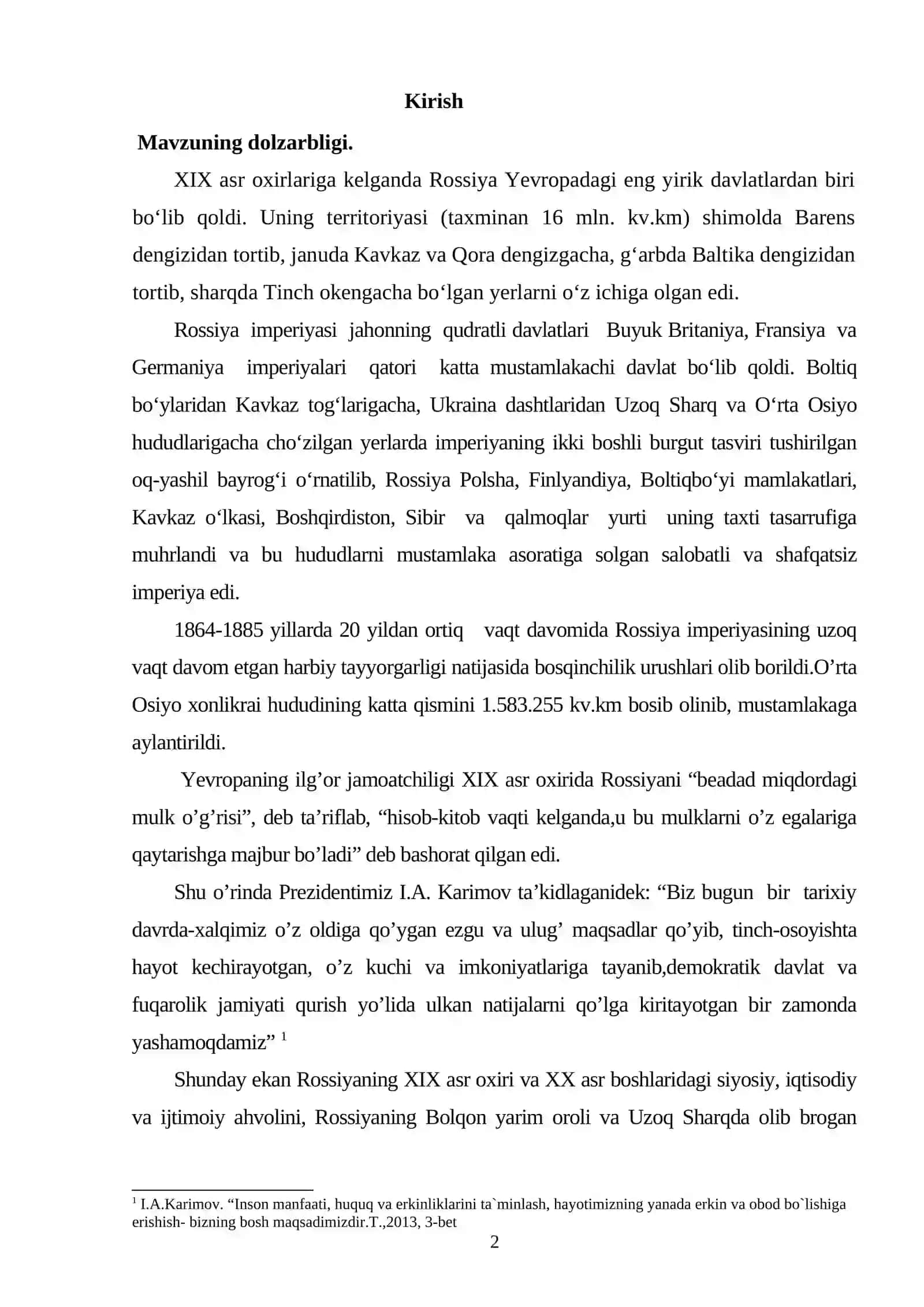 Rossiya imperiyasi-yirik mustamlakachi davlat 2