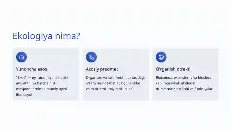 Ekologiya fanining predmeti 2