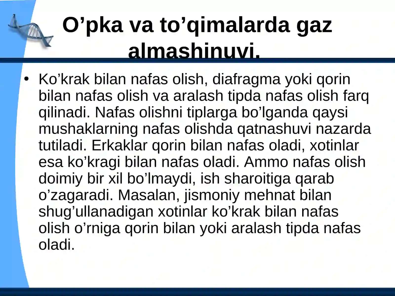 To`qimalarda gazlar diffuziyasi 2