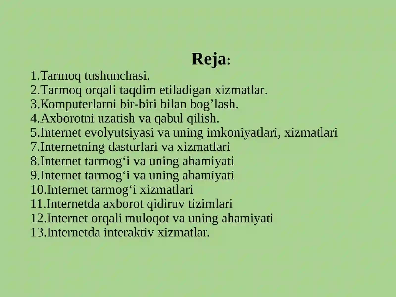 Texnik tizimlarda axborot texnologiyalari 2