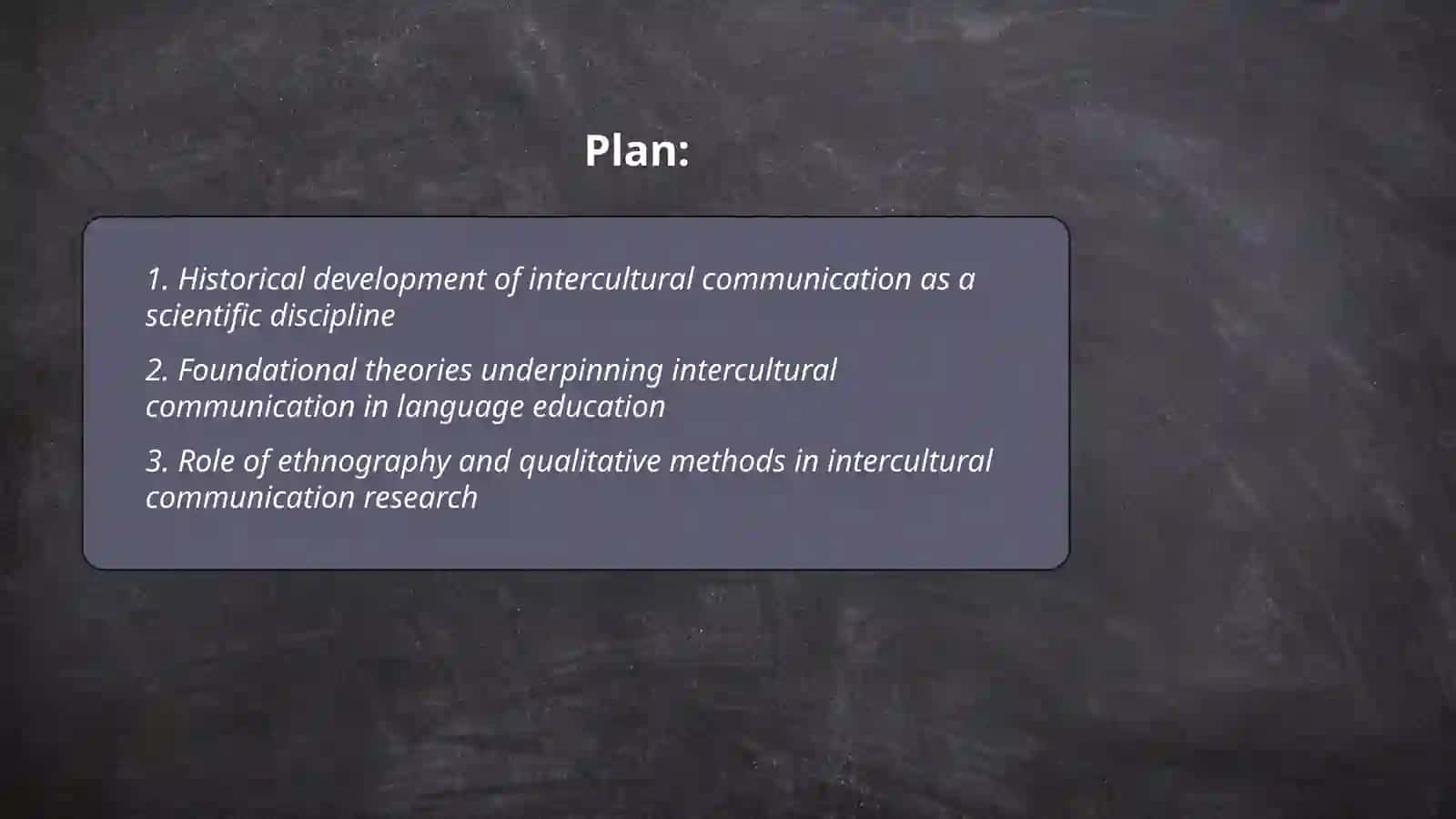 Intercultural Communication in Language Education 2