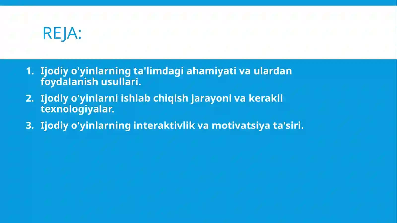 Ijodiyoyinishlanmasiniloyihalash 2