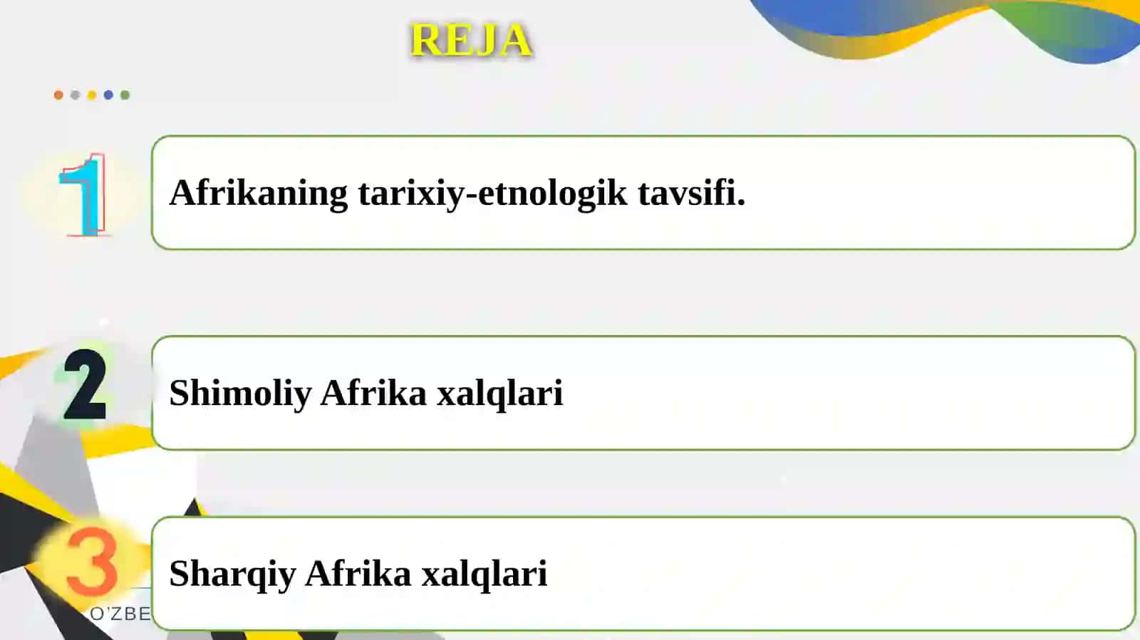 Shimoliy-sharqiy Afrika xalqlari etnologiyasi. 2