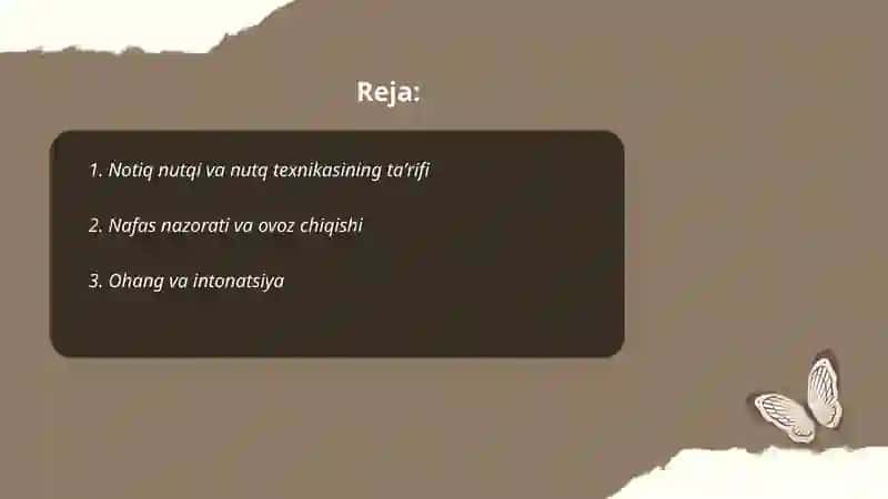 Notiq Nutqi va Nutq Texnikasi 2