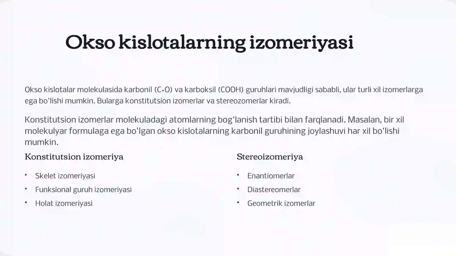 Atsetosirka efiri asosida sintezlar 2