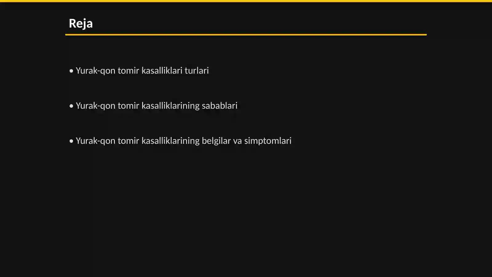 Yurak-qon tomir kasalliklari 2