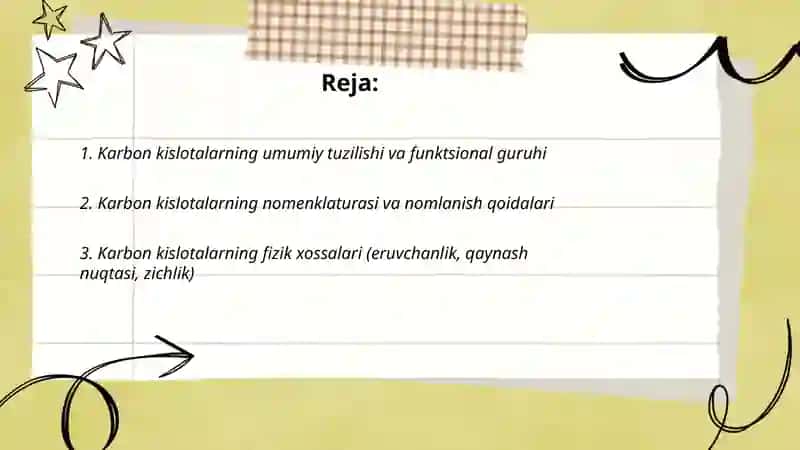 Karbon kislotalar va ularning hosilalari 2