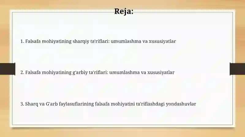Falsafaning mohiyati 2