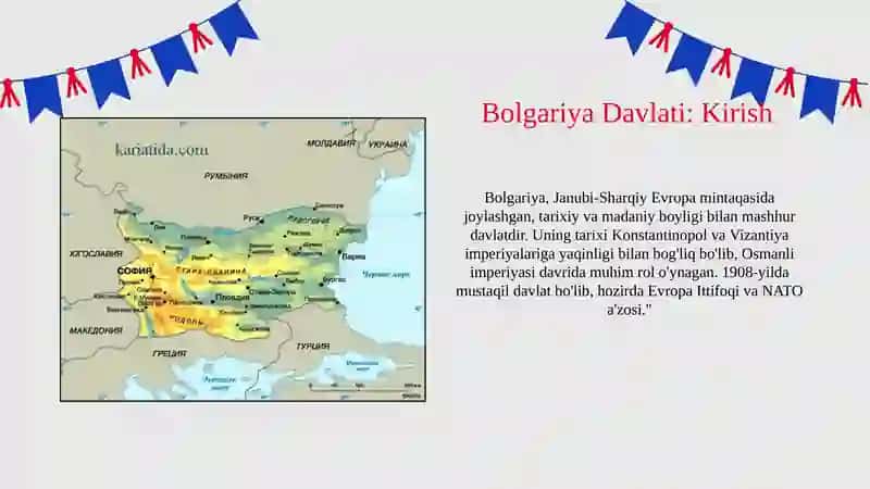 Bolgariya Davlati: Kirish 2