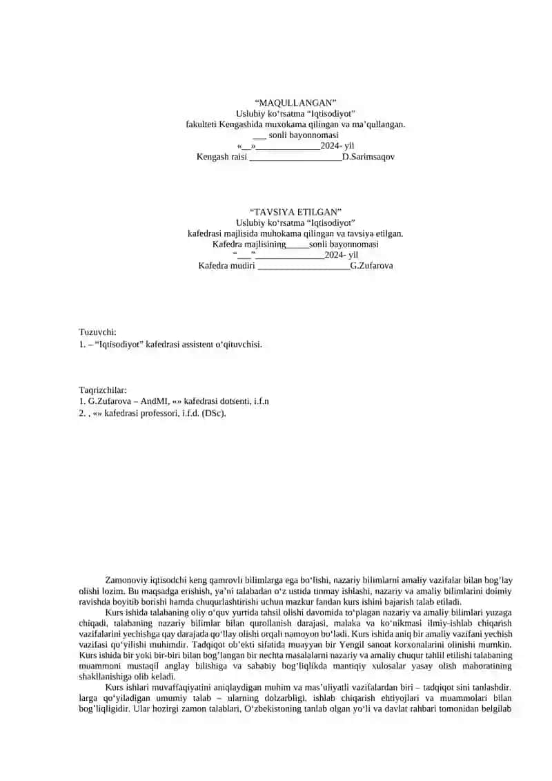 IQTISODIYOT KAEDIRASI 2