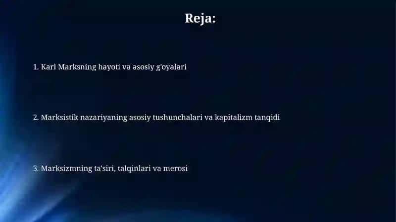 Karl Maks va uning asari 2