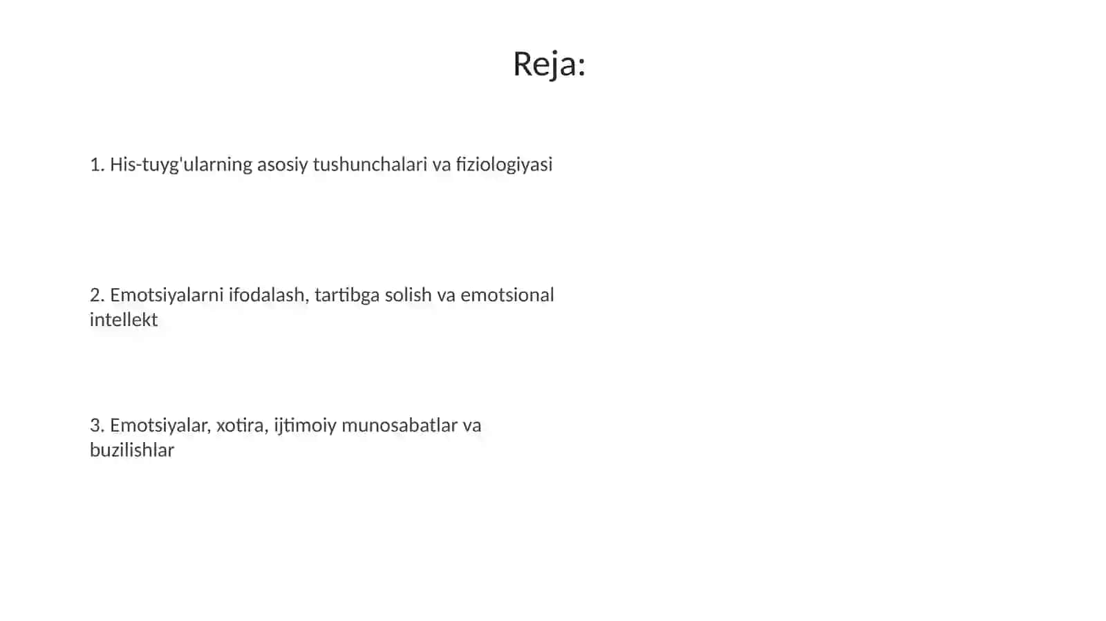 Emotsional holatlar 2