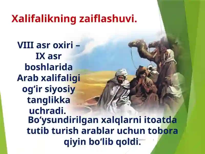Qarluqlar O`g`uzlar Tohiriylar mavzusiga slayt 2