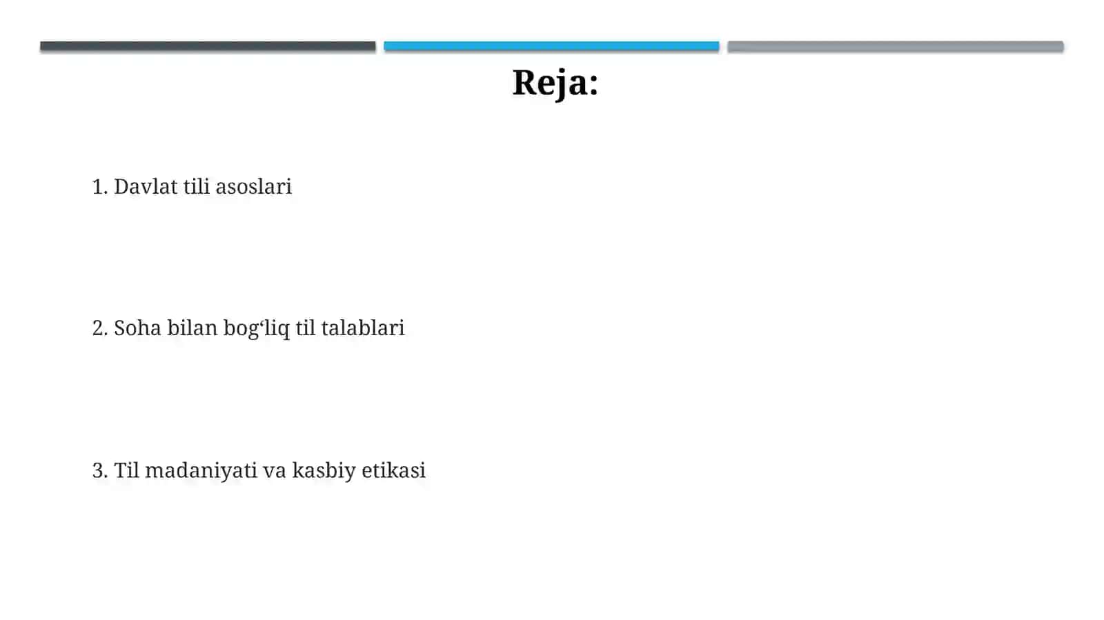 Davlat tili asoslari 2
