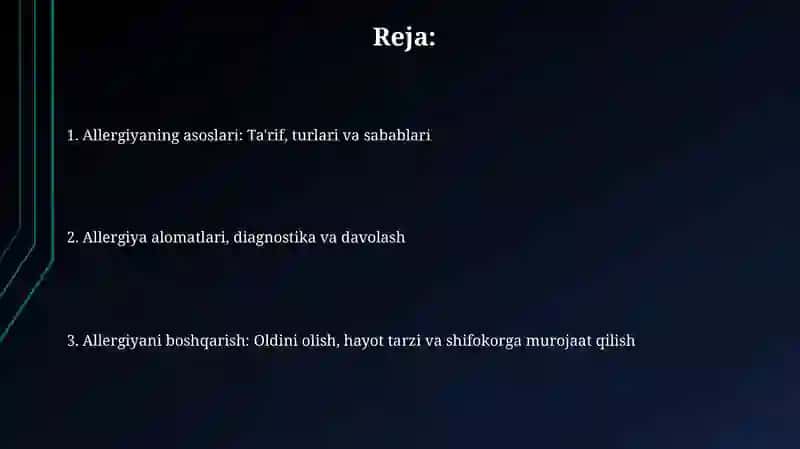 Allergiya: Ta'rif va turlari 2