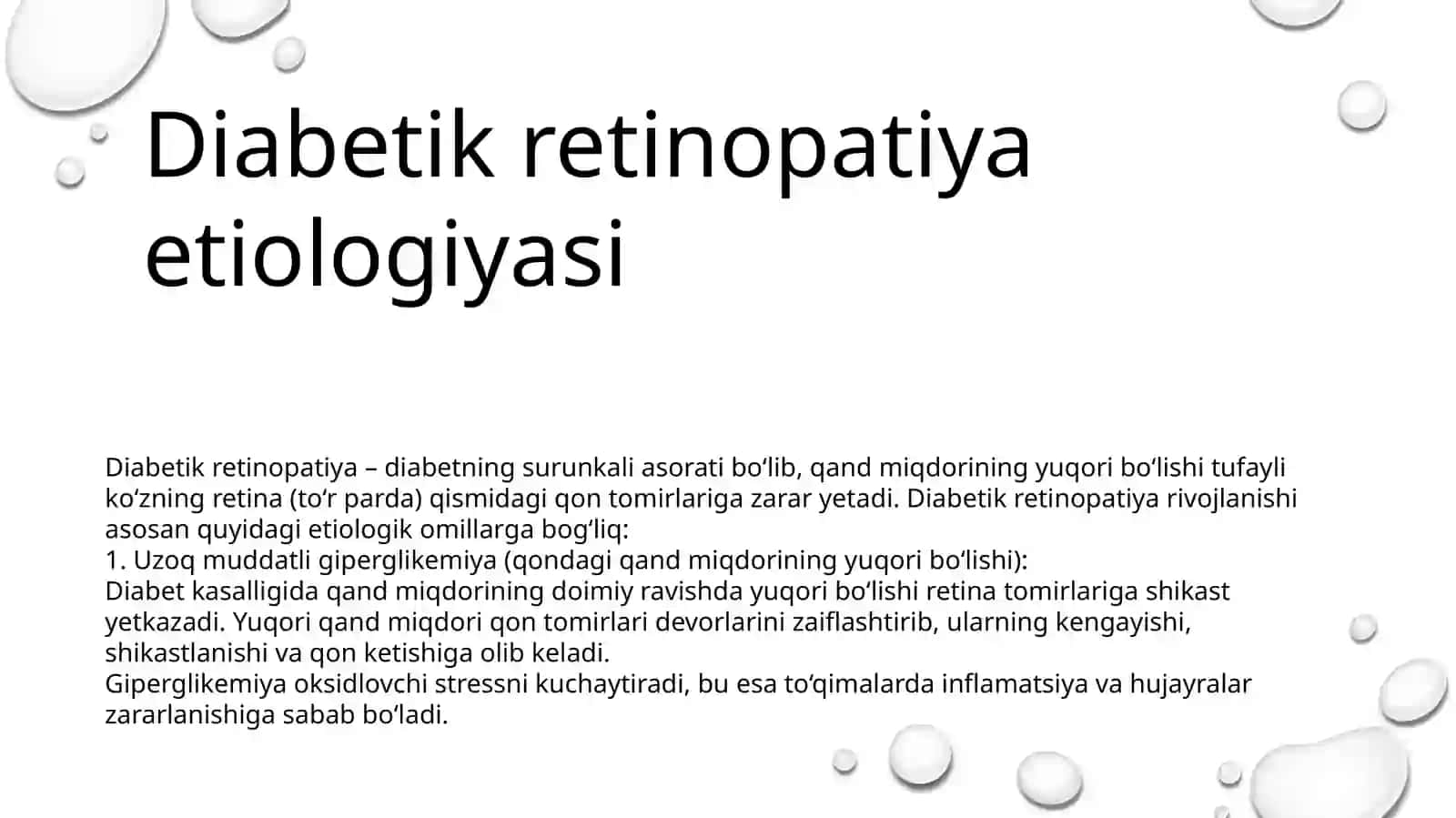 Diabetik retinopatiya 2
