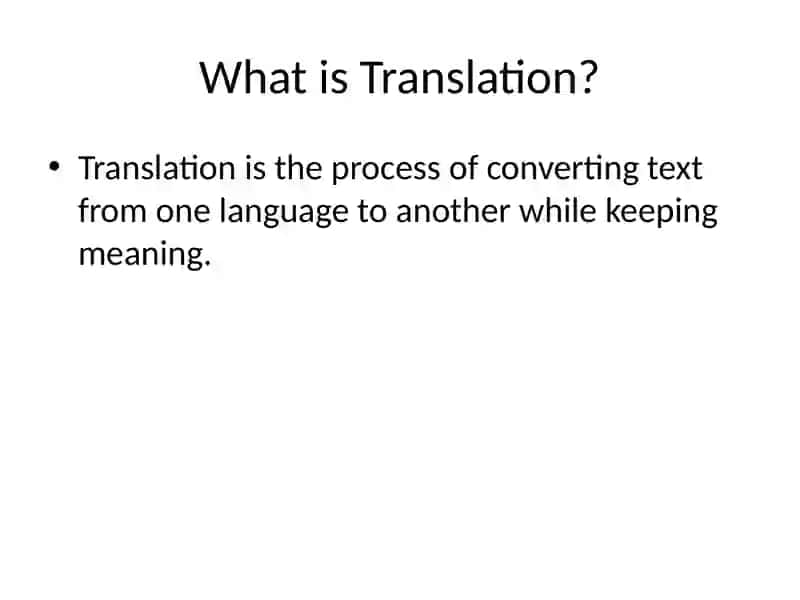 words and meanings in translation PPT 2